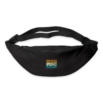 Lazy late riser motivation - Bum bag - black - Front