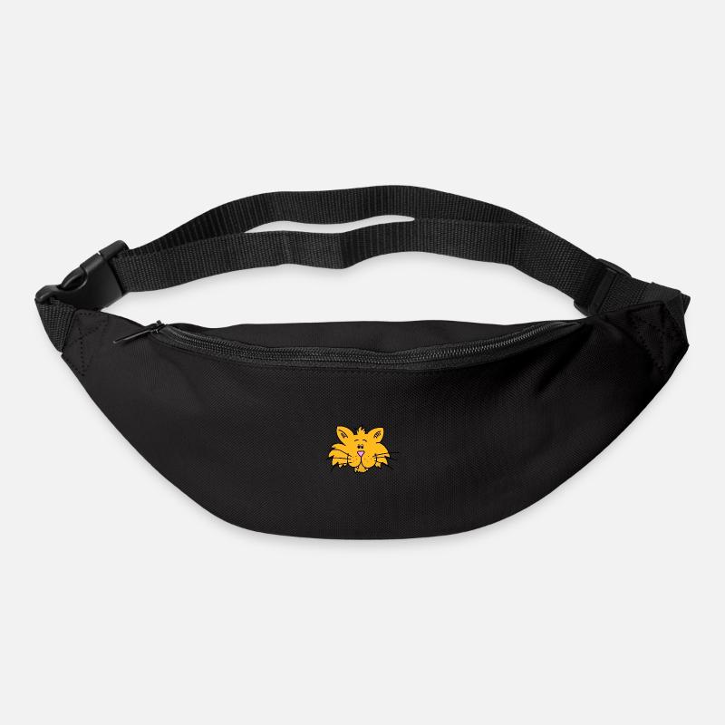 Lion Comic Mignon - Sac banane - noir