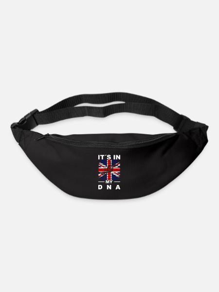 United Kingdom Flag Union Jack Flag London UK - Bum bag - black