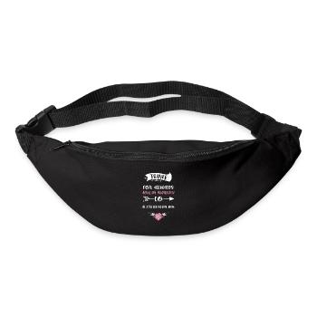 Merci d’être toujours mon inspi... - Sac banane - noir - Devant