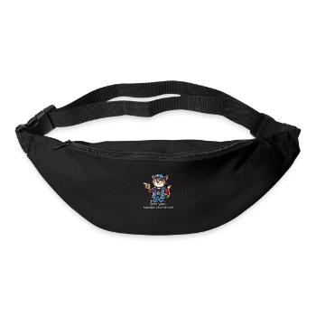 Take your bullshit elsewhere! - Bum bag - black - Front