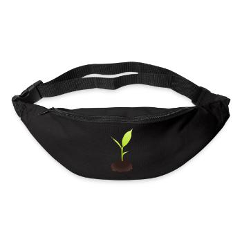 Sprout illustration - Bum bag - black - Front