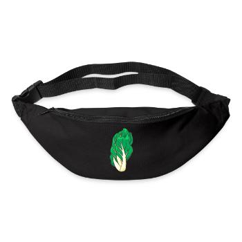 Mangold herb stem salad - Bum bag - black - Front