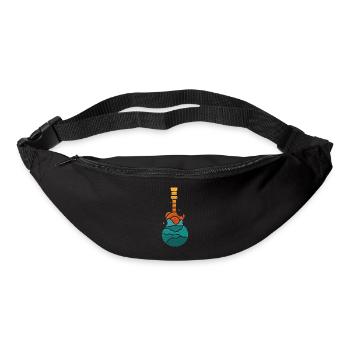 GUITAR VIBES - Bum bag - black - Front