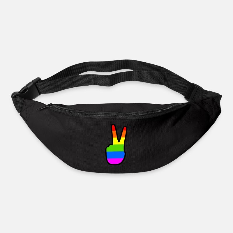 Lgbtq - Gürteltasche - Schwarz