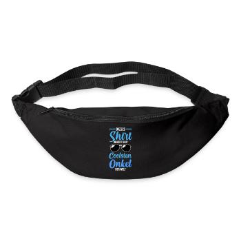 Patenonkel Pate Coolster Onkel - Gürteltasche - Schwarz - Vorne