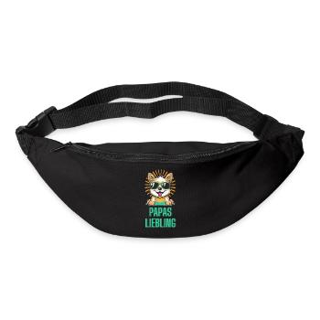 Papas Liebling - Gürteltasche - Schwarz - Vorne