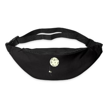 Grimpeur de lune Escalade de la Lune - Sac banane - noir - Devant