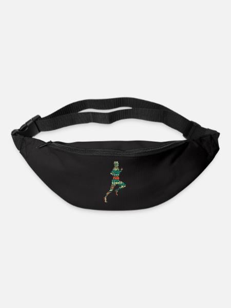 Running Rush run Pace Speed Marathon Runner gifts - Gürteltasche - Schwarz