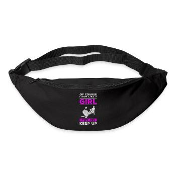 Rameur rameur gymnase de résistance - Sac banane - noir - Devant