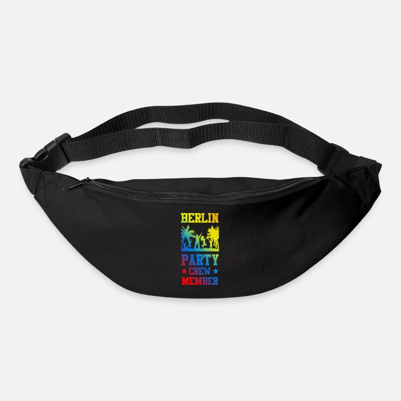 Berlin Party Crew - Gürteltasche - Schwarz