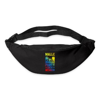 Malle Party Crew - Sac banane - noir - Devant