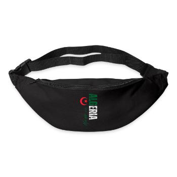 Hergestellt in Algerien, vertikales Design - Gürteltasche - Schwarz - Vorne