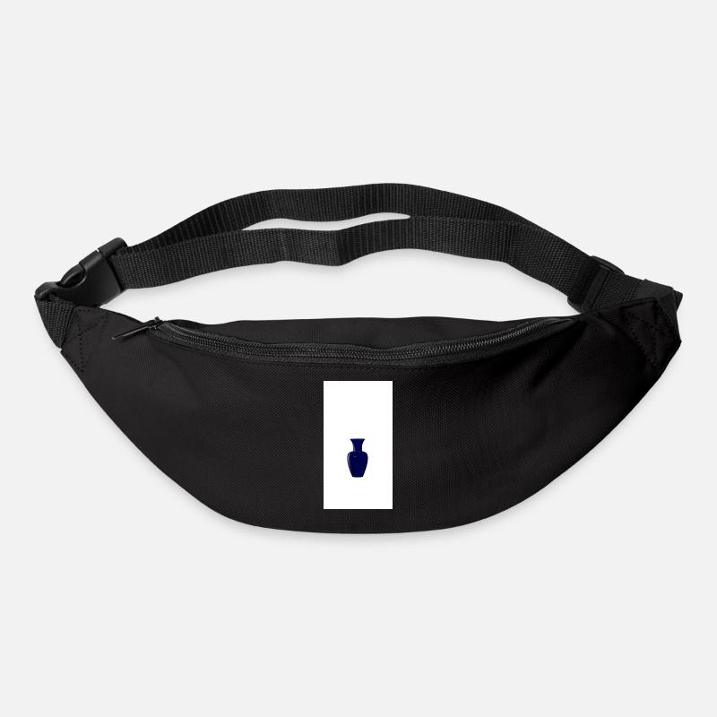 Midnight Blue Vase Silhouette - Bum bag - black