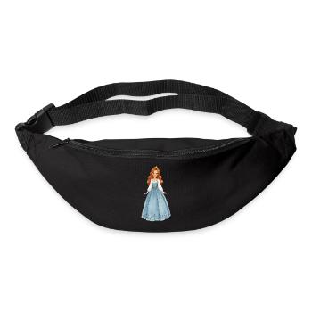 Prinzessin im Eiskristallkleid - Gürteltasche - Schwarz - Vorne