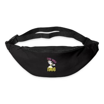 Cool since 1966 Dabbing cat 56th birthday - Bum bag - black - Front