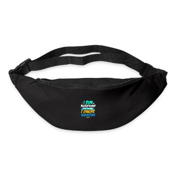 I Run Marathons Just Kidding I Chase Toddlers Baby - Gürteltasche - Schwarz - Vorne