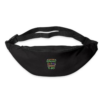 Cliff Diving Enthusiast Powered By Plants Cliff Di - Bum bag - black - Front