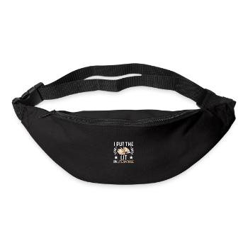 I Put The Lit In Literature Literatur Bücher Buch - Gürteltasche - Schwarz - Vorne