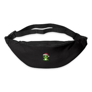 Frog Christmas Cute - Bum bag - black - Front