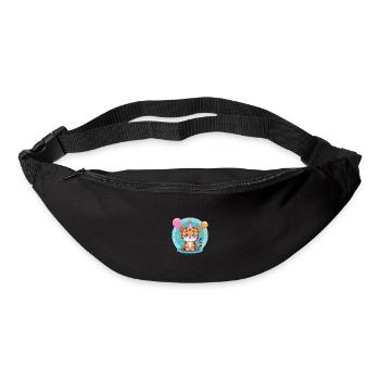 Tiger Geburtstag Comic - Gürteltasche - Schwarz - Vorne