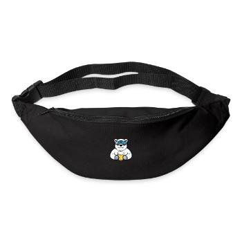 Eisbär Ski Bier - Gürteltasche - Schwarz - Vorne