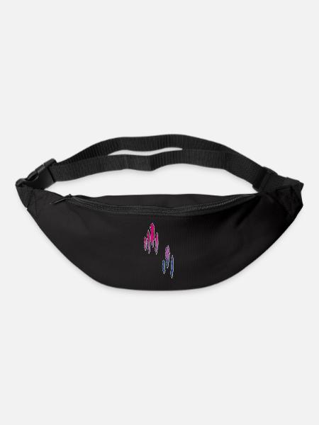 Bisexual Pride, Lgbtq Pride - Bum bag - black