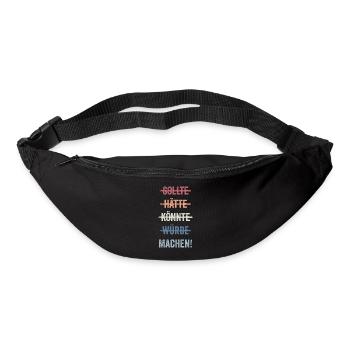 Sonniger Tag am Strand - Gürteltasche - Schwarz - Vorne