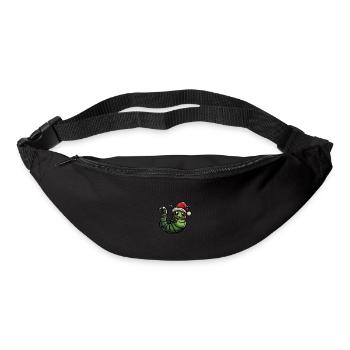 Wurm Weihnachten - Gürteltasche - Schwarz - Vorne
