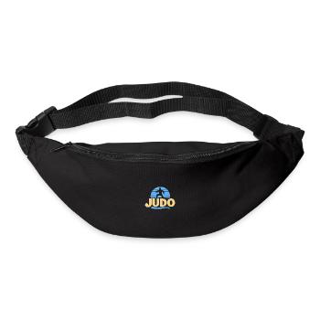 Judo-Junge Stärke Kampfsport Gürtel Präsent - Gürteltasche - Schwarz - Vorne