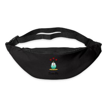 BONNE FÊTE. FÊTE DES MÈRES. FÊTE DES PÈRES. FÊTE - Sac banane - noir - Devant