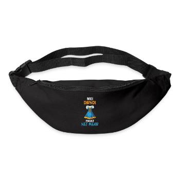 Damen Mei Dirndl Tracht Bayrisch Trachten Ersatz - Gürteltasche - Schwarz - Vorne