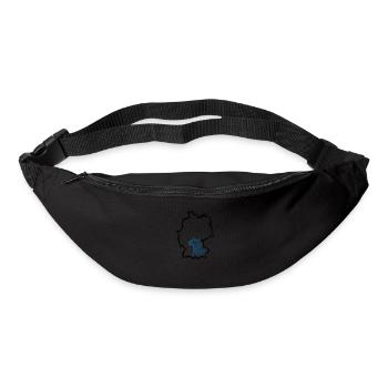 Bavaria Map hand-drawn, Map, Bavarian - Bum bag - black - Front
