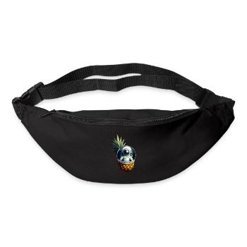 Astronaute à l’ananas - Sac banane - noir - Devant