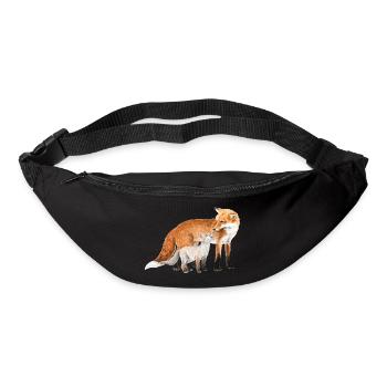Füchse - Gürteltasche - Schwarz - Vorne