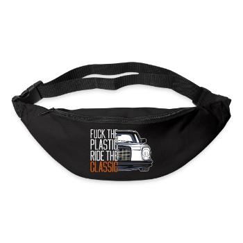 FTP Style Retro Car Silhouette - Bum bag - black - Front