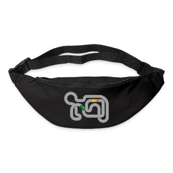 Voitures de course - slotcar - Sac banane - noir - Devant