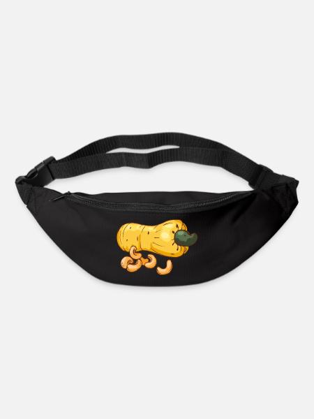 Noix de cajou, cajou, arbre, cajou, arbre, cajou, rein, arbre - Sac banane - noir