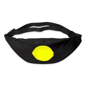 Bang Yellow Lemon, Fruit, Gift Idea - Bum bag - black - Front