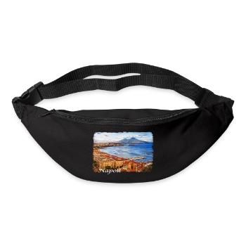 Der Golf von Neapel in Italien - Gürteltasche - Schwarz - Vorne