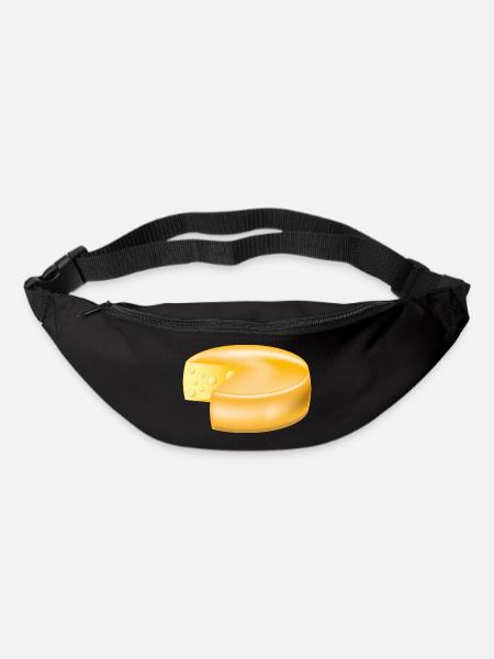 Käse - Gürteltasche - Schwarz