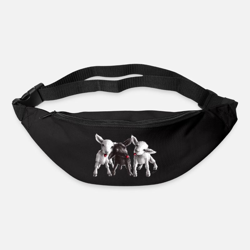 mouton effronté - Sac banane - noir