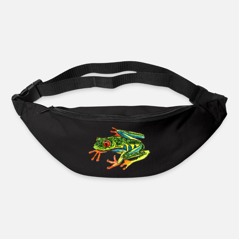 Frosch - Gürteltasche - Schwarz