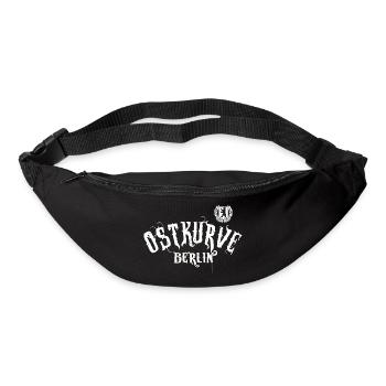 Berlin Motiv Ostkurve gebogen - Gürteltasche - Schwarz - Vorne