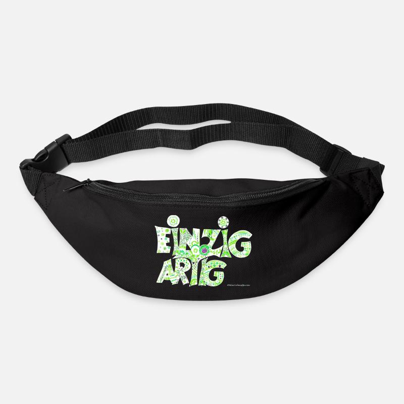 Einzigartig - Gürteltasche - Schwarz