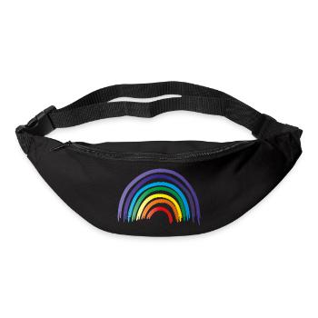 Regenbogen als Symbol der Hoffnung und Gleichheit - Gürteltasche - Schwarz - Vorne