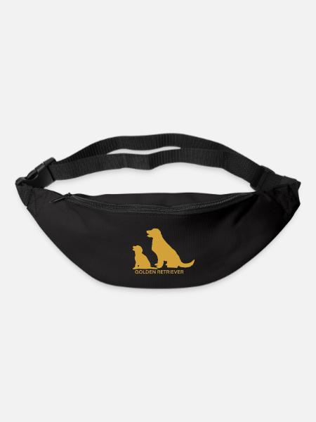 Golden Retriever - Gürteltasche - Schwarz