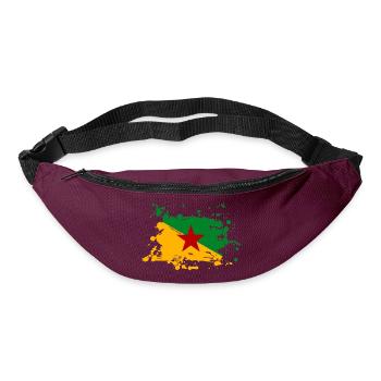 Französisch Guyana - Gürteltasche - Burgunderrot - Vorne