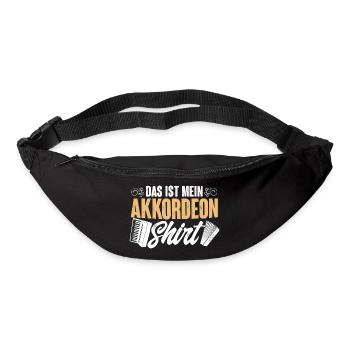 Akkordeon - Gürteltasche - Schwarz - Vorne