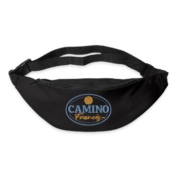 Camino Francés Pilgrim Stamp | Santiago - Bum bag - black - Front